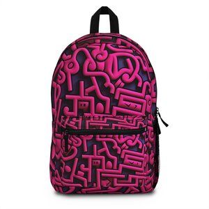 Pink Modern luxury profile bag | Back to school backpacks | unisex bag | Gift